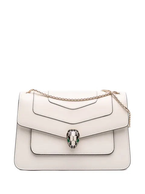 Bvlgari Pre-Owned 2010-2026 Small Leather Serpenti Forever Chain crossbody bag