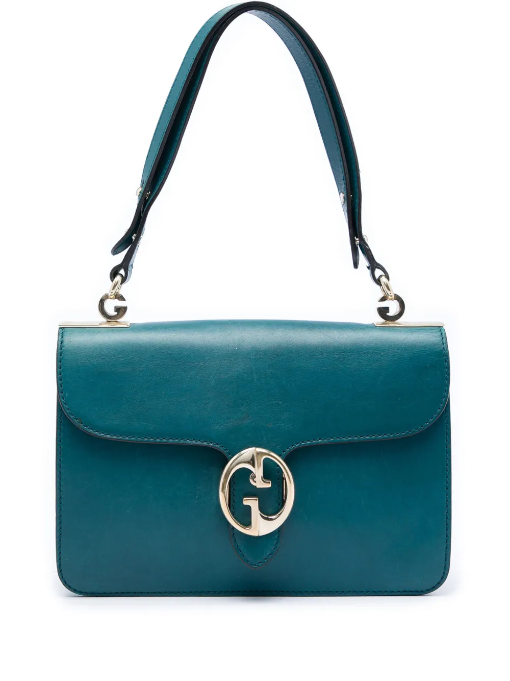 Gucci Pre-Owned 2021-2026 Medium Calfskin 1973 Flap shoulder bag - Blu