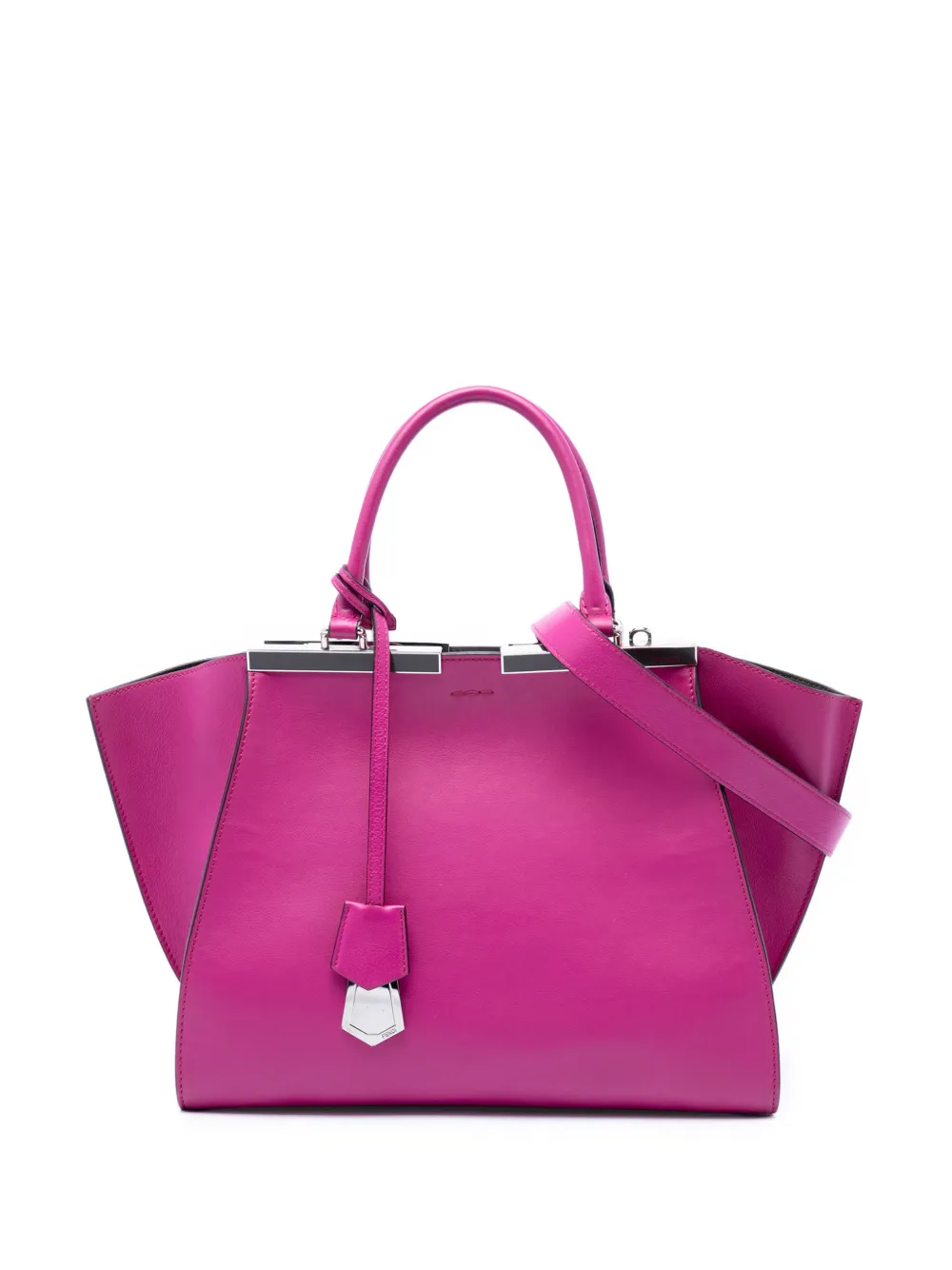 Fendi Pre-Owned 2010-2026 Medium Calfskin 3Jours satchel - Viola