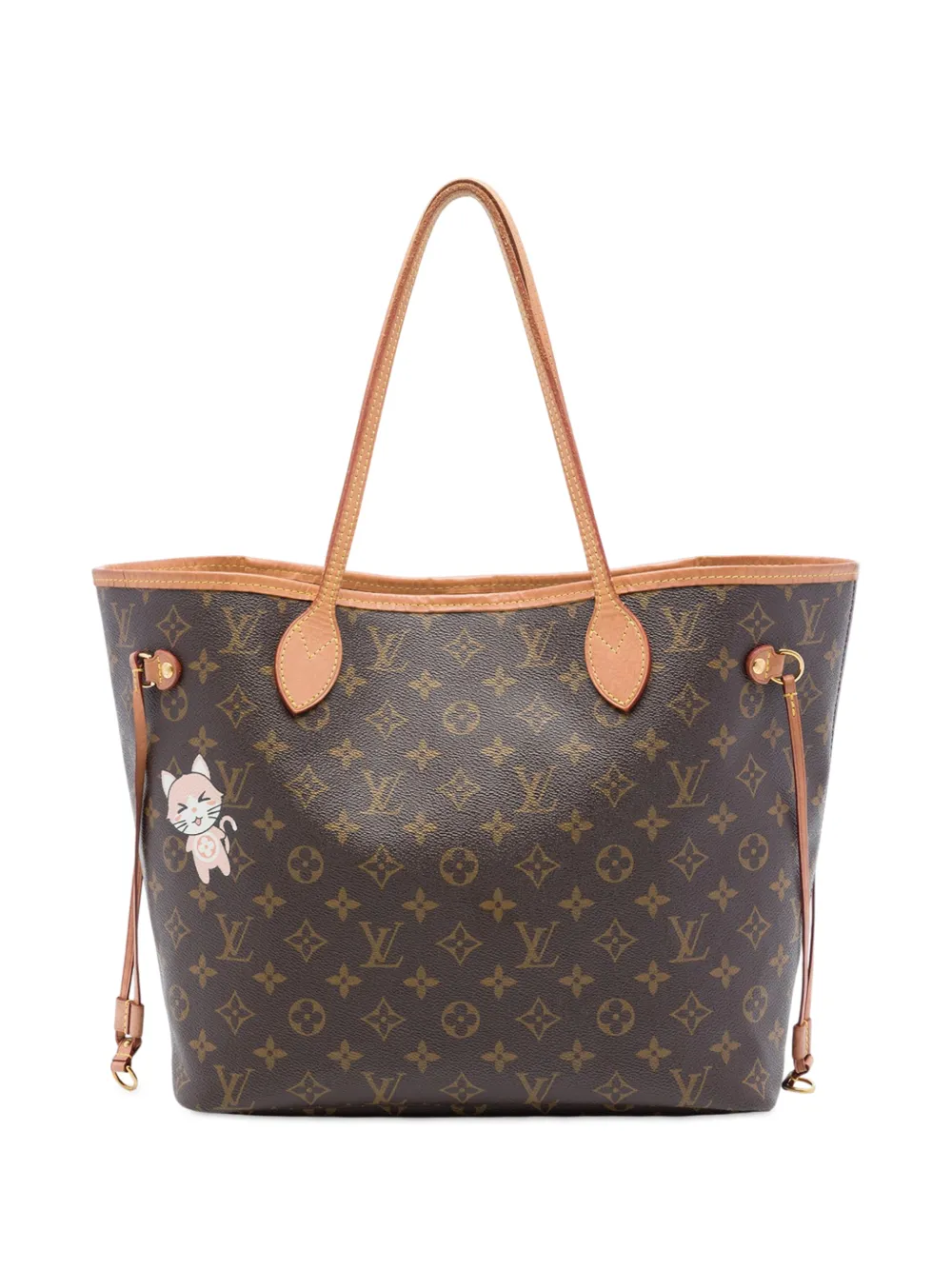 Louis Vuitton Pre-Owned 2020 Monogram Catogram Neverfull MM tote bag - Marrone