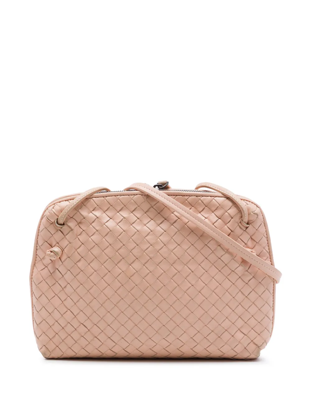 Bottega Veneta Pre-Owned 2012-2026 Nappa Intrecciato Nodini crossbody bag - Rosa