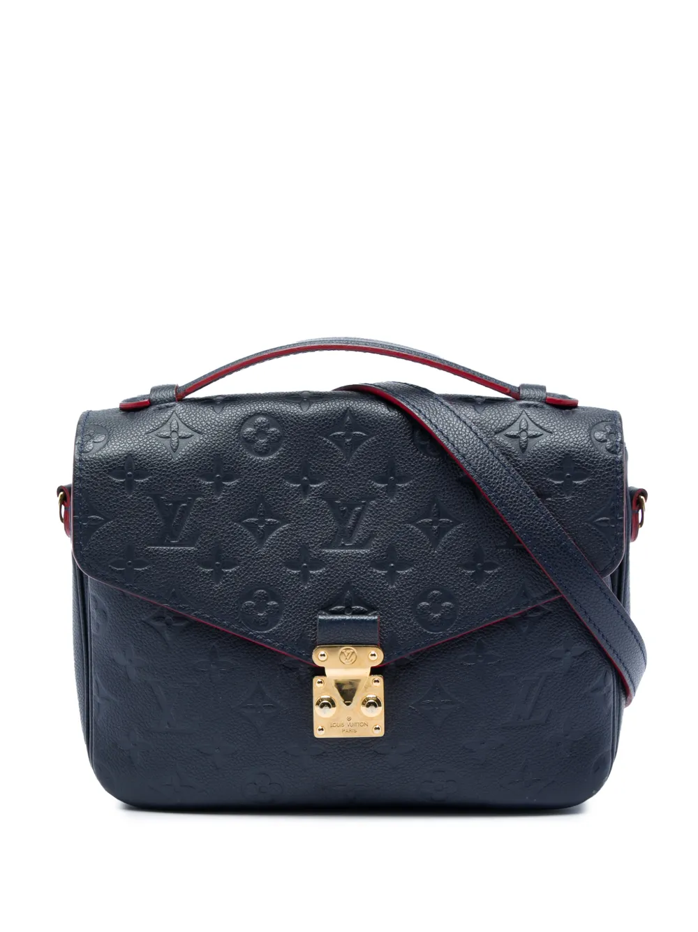 Louis Vuitton Pre-Owned 2018 Monogram Empreinte Pochette Metis satchel - Blu