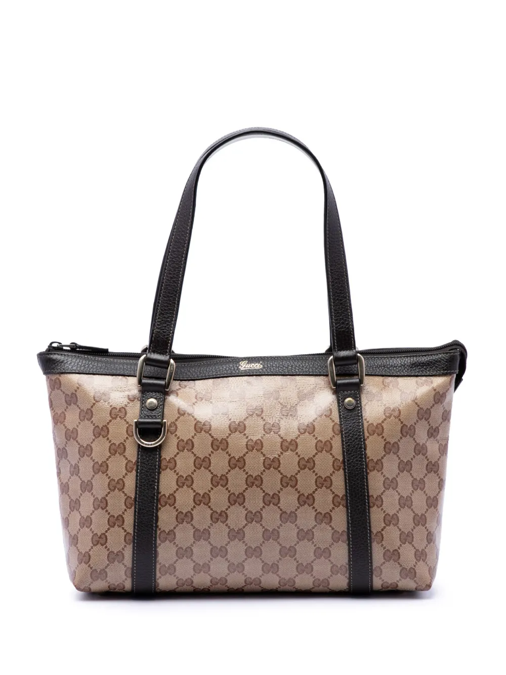 Gucci Pre-Owned 2016-2026 GG Crystal Abbey D Ring tote bag - Toni neutri