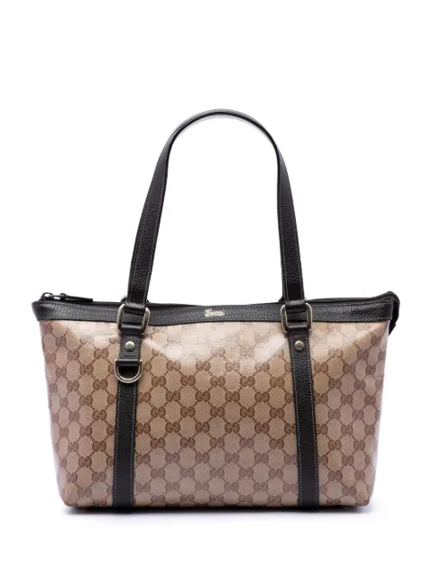 Gucci Pre-Owned tote Abbey D-Ring con GG en cristales 2016-2026