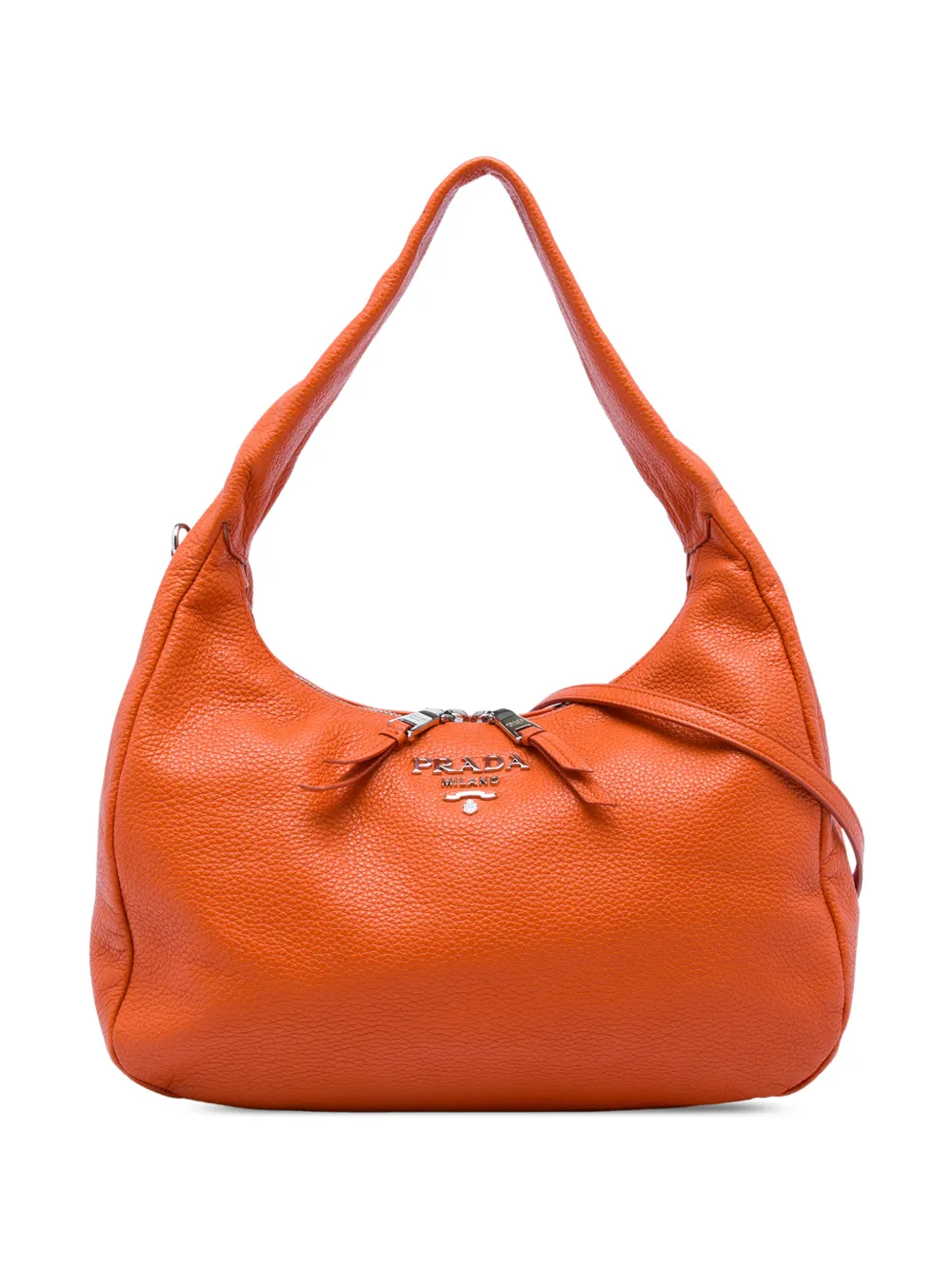 Prada Pre-Owned 2010-2026 Vitello Phenix satchel - Orange