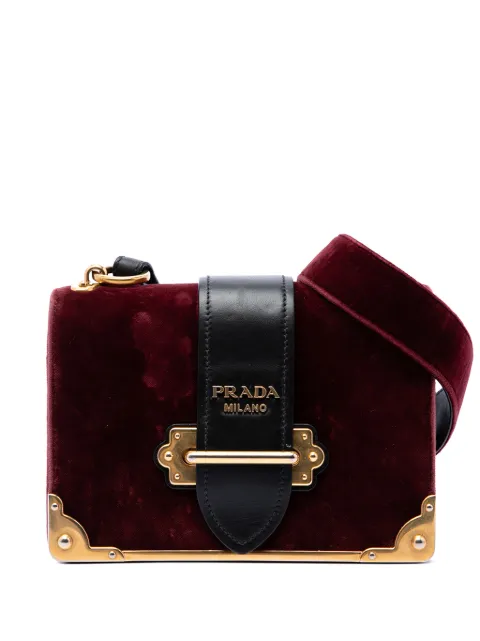 Prada Pre-Owned 2010-2026 Velvet Cahier crossbody bag
