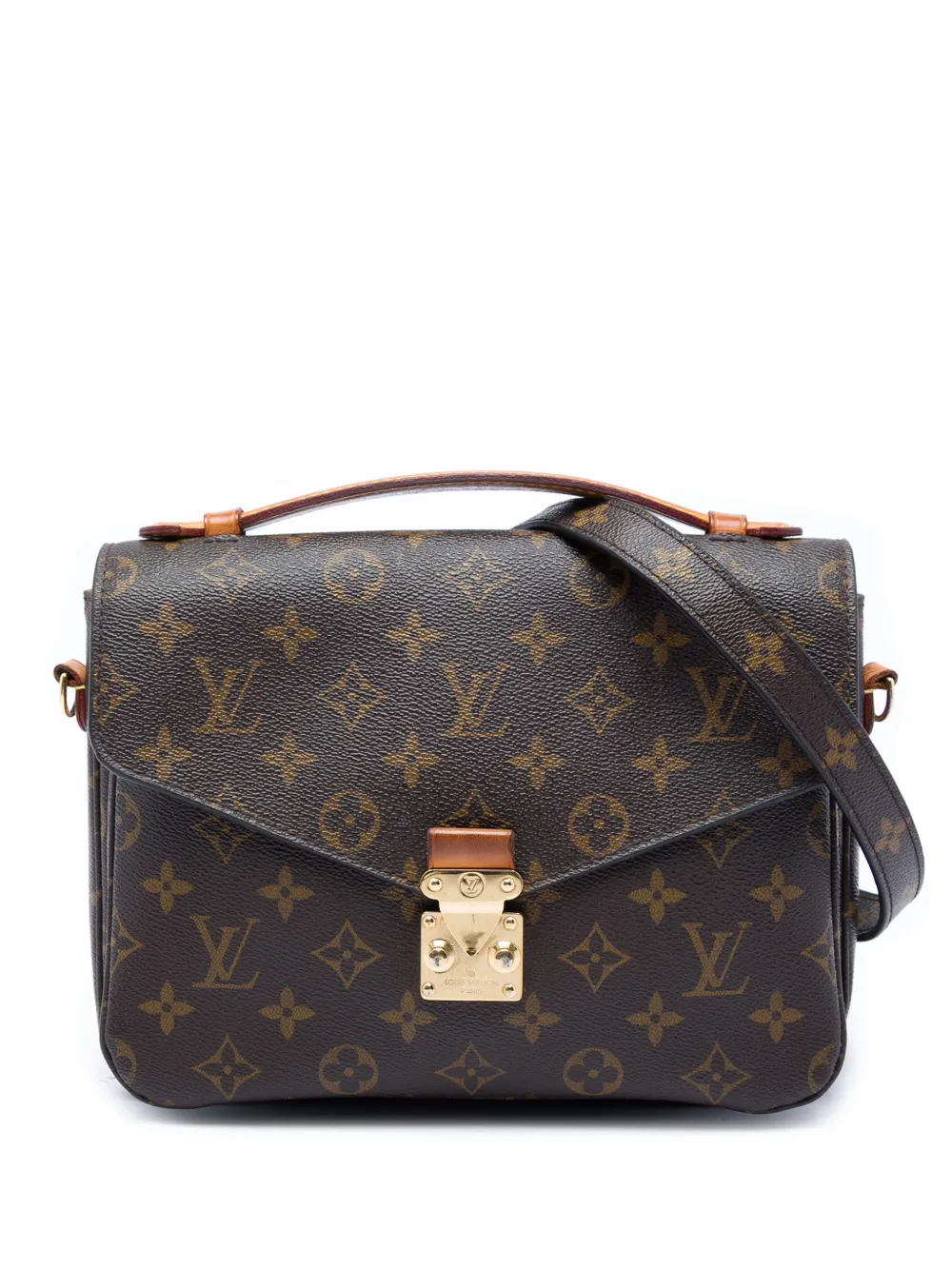 Louis Vuitton Pre-Owned 2016 Monogram Pochette Metis satchel - Brown