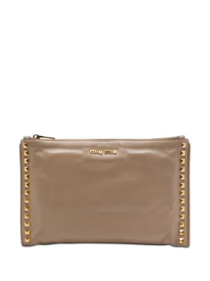 Miu Miu Pre-Owned Clutch Bags for Women - Shop on FARFETCH