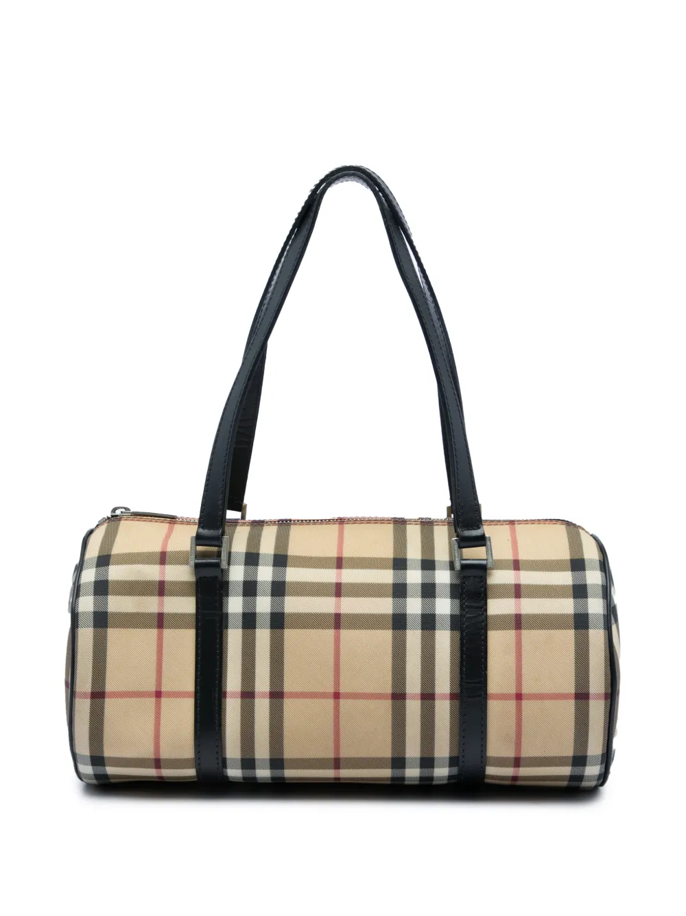 Burberry Pre-Owned 2000-2017 House Check Canvas Barrel handbag - Nude