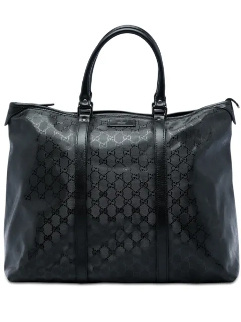Gucci Pre-Owned 2016-2026 GG Imprime Weekender travel bag