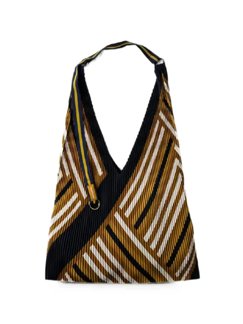 MULTITUDES BAGS Grace pleated geometric-print tote bag