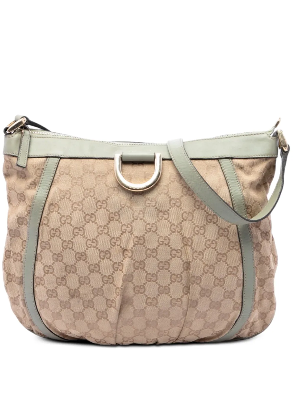 Gucci Pre-Owned 2016-2026 GG Canvas Abbey D Ring crossbody bag - Nude