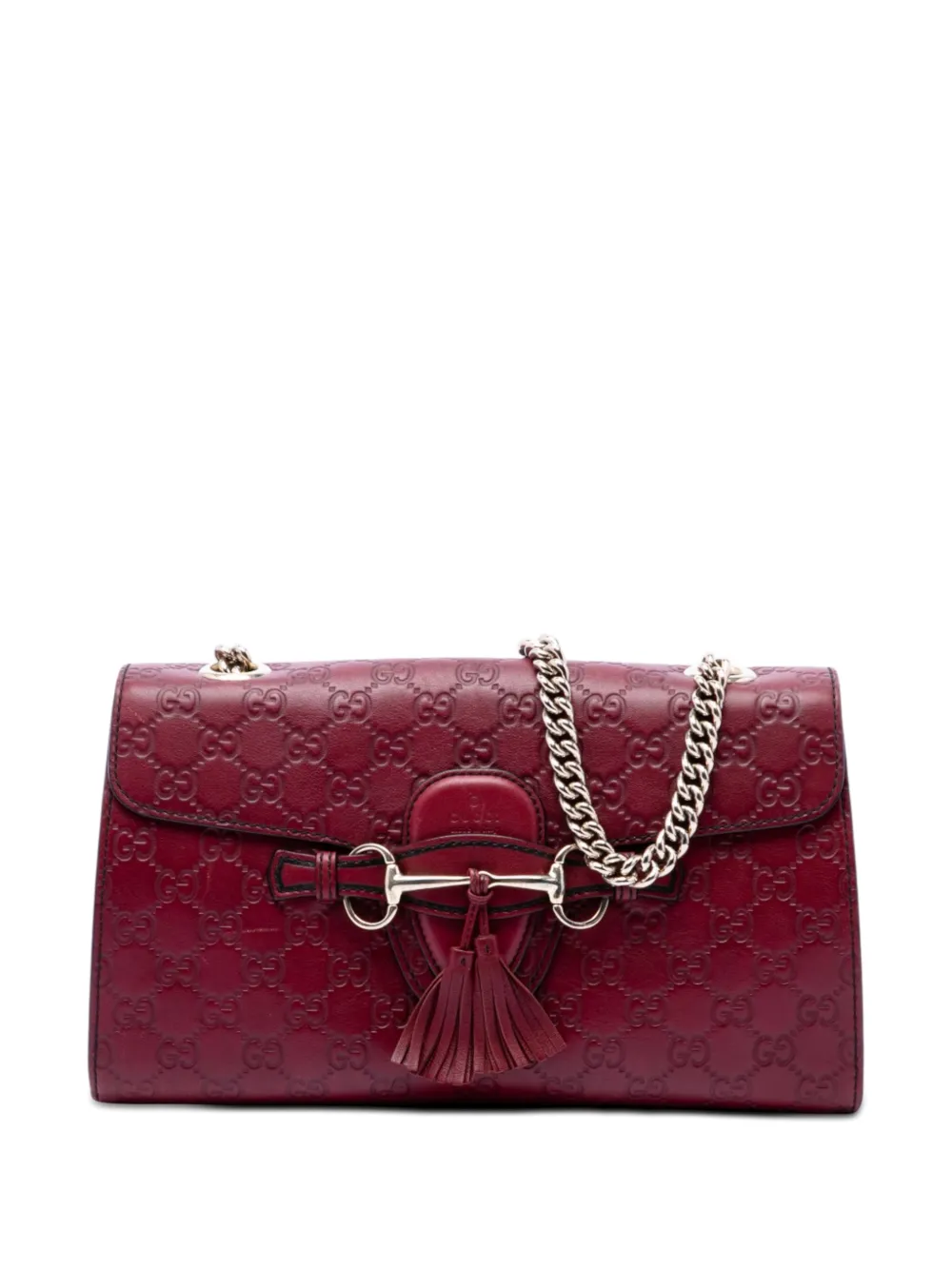 Gucci Pre-Owned 2016-2026 Medium Guccissima Emily shoulder bag - Rot