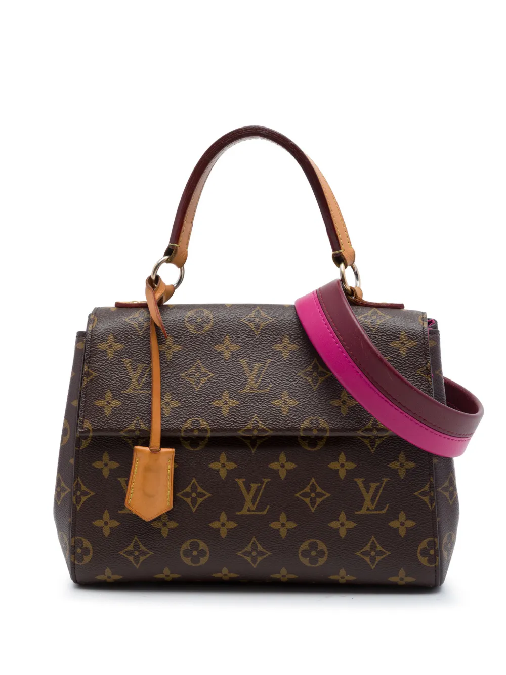 Louis Vuitton Pre-Owned 2017 Monogram Cluny BB satchel - Braun