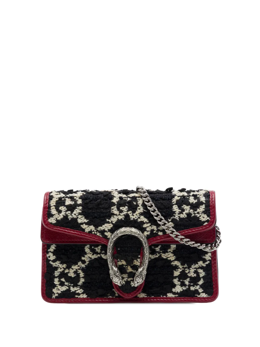 Gucci Pre-Owned 2016-2026 Mini GG Tweed Dionysus crossbody bag - Nero