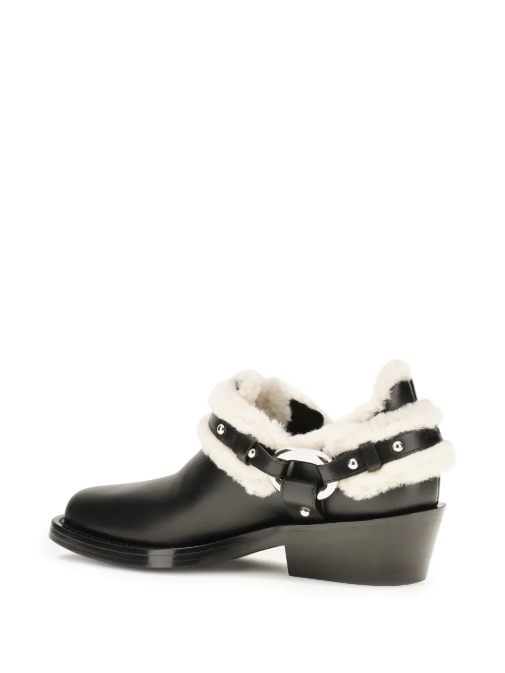 Rabanne biker ankle boots Zwart