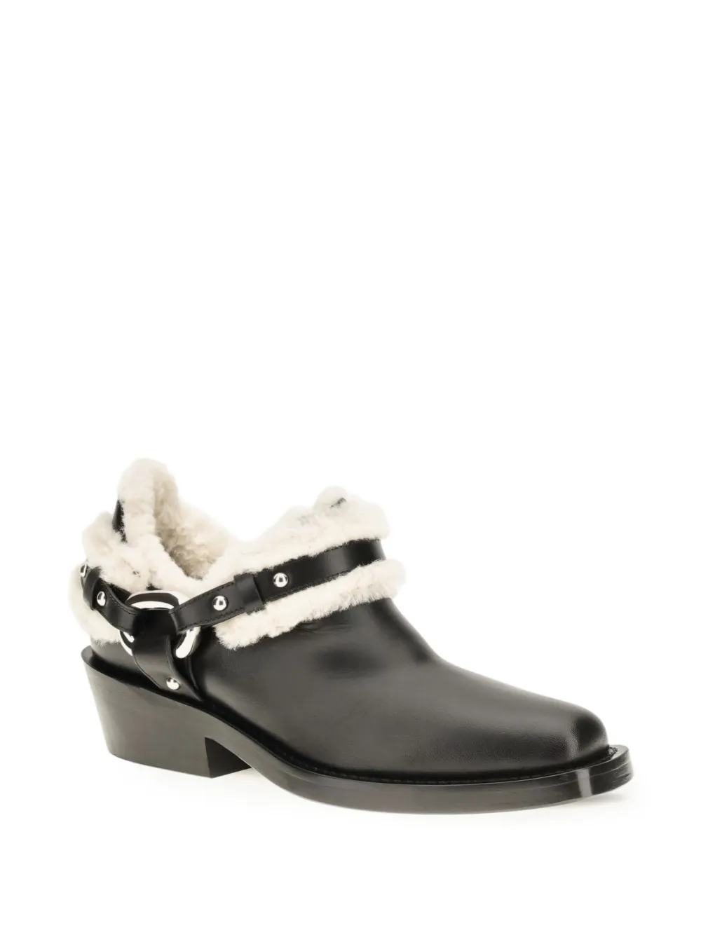 Rabanne biker ankle boots Zwart