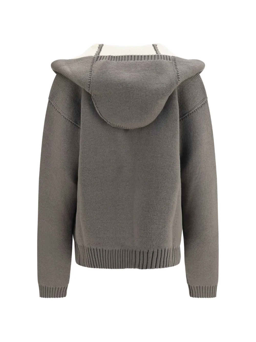 Rick Owens Tower hoodie van stof omkeerbare natuurlijke wol Grijs