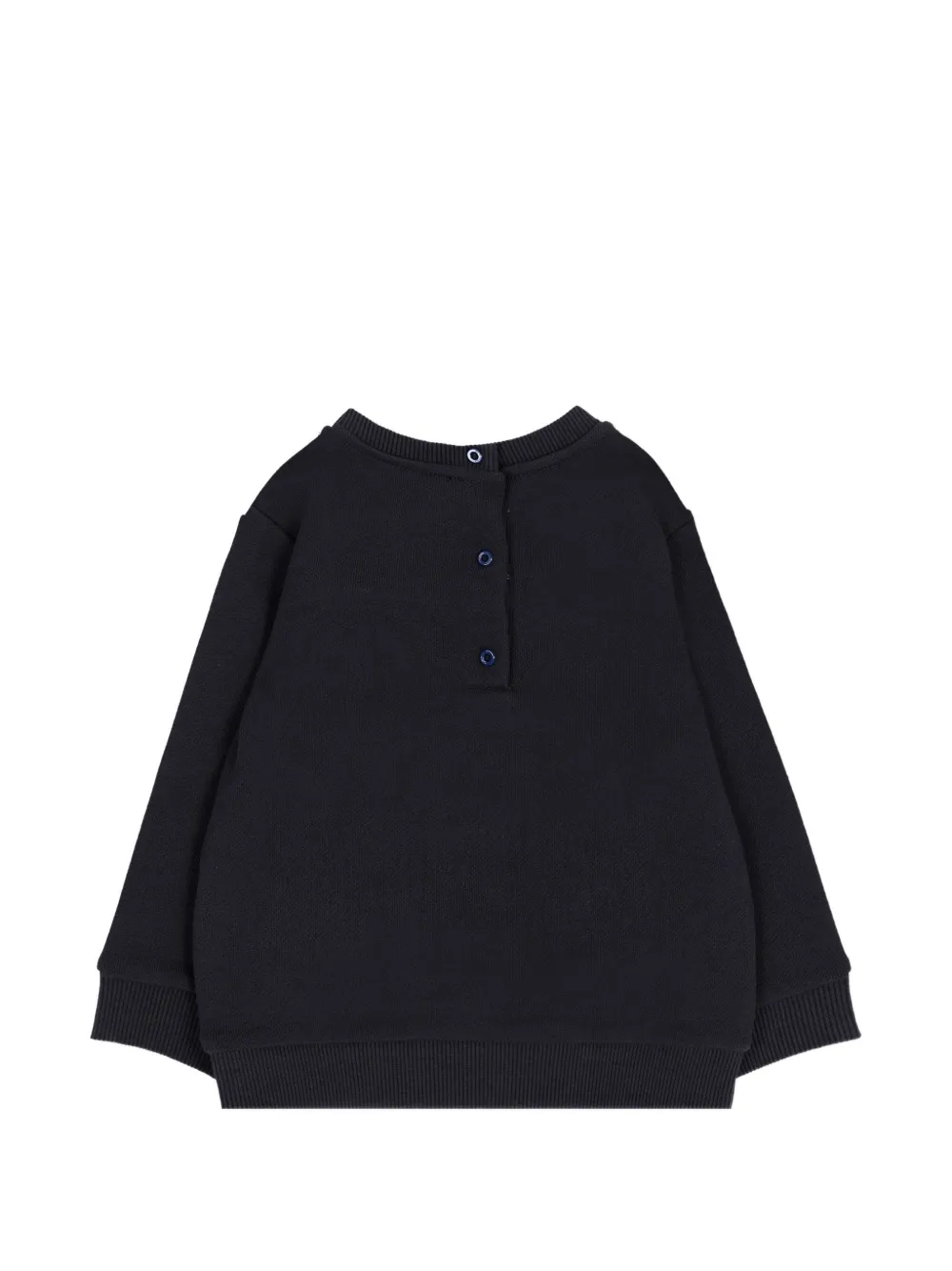 ETRO KIDS Sweater met Pegasus-borduurwerk en paisley-print Blauw
