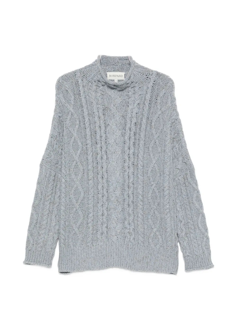 BOMPARD cable-stitch high-neck sweater - Blau