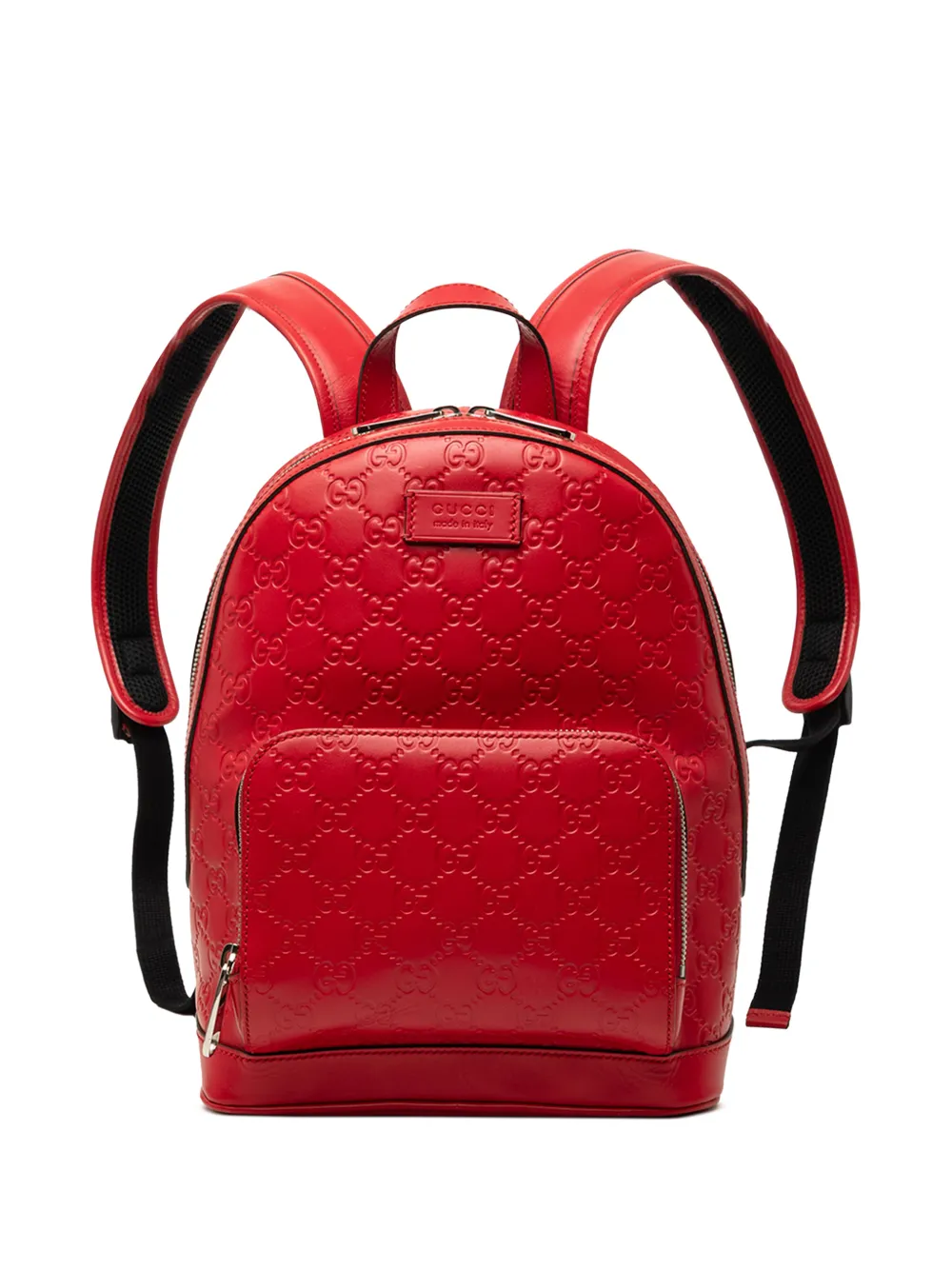 Gucci Pre-Owned 2000-2015 Guccissima backpack - Rosso