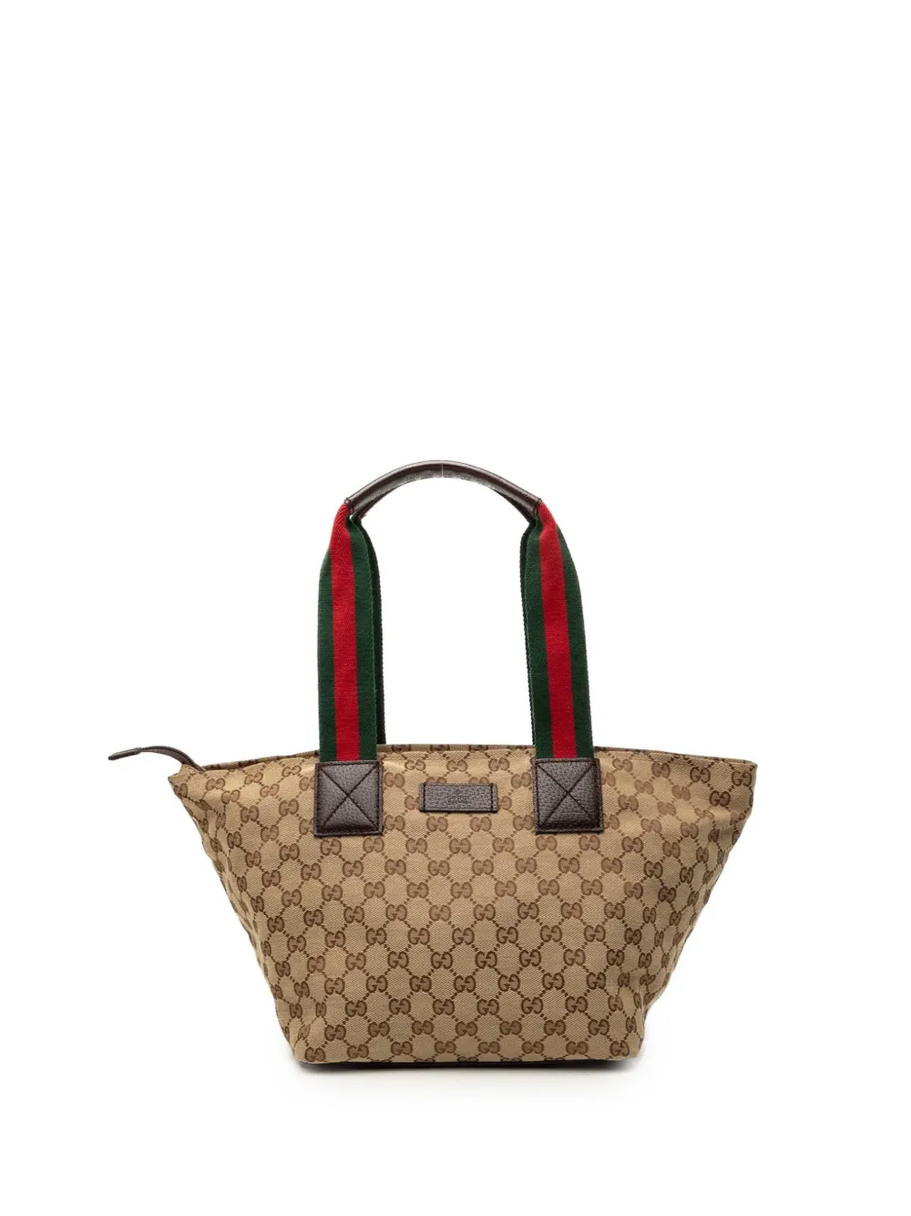 Gucci Pre-Owned 2000-2015 GG Canvas Web tote bag - Nude