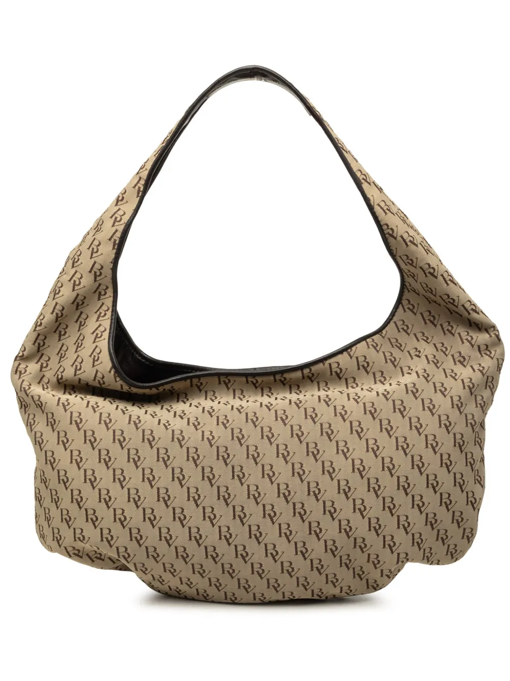 Bottega Veneta Pre-Owned 20th Century BV Monogram Canvas Campana hobo bag - Nude