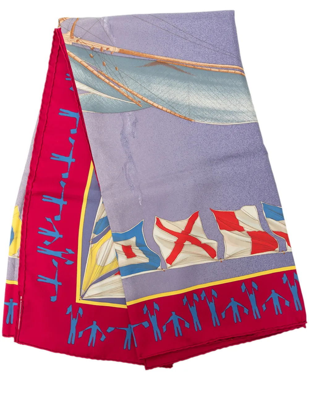 Hermès Pre-Owned 1980-2010 En Course Silk Scarf 90 scarves - Mehrfarbig