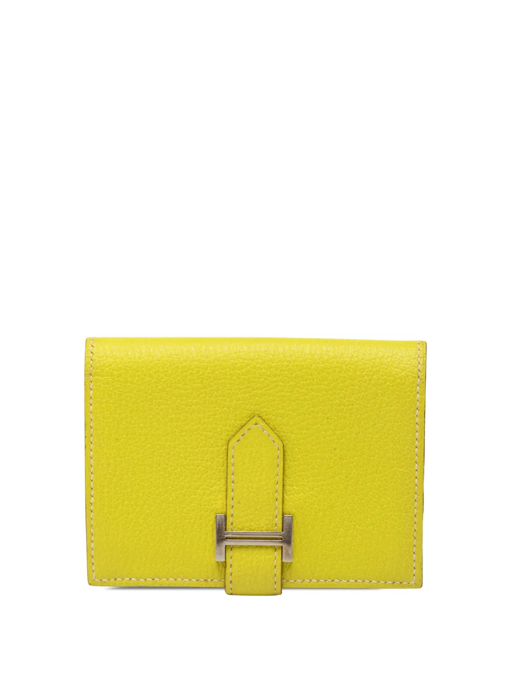 Hermès Pre-Owned 2011 Epsom Bearn Case card holder - Giallo