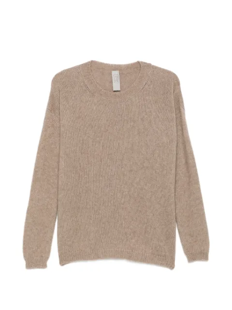 Private 0204 langærmet sweater med sænkede skuldre
