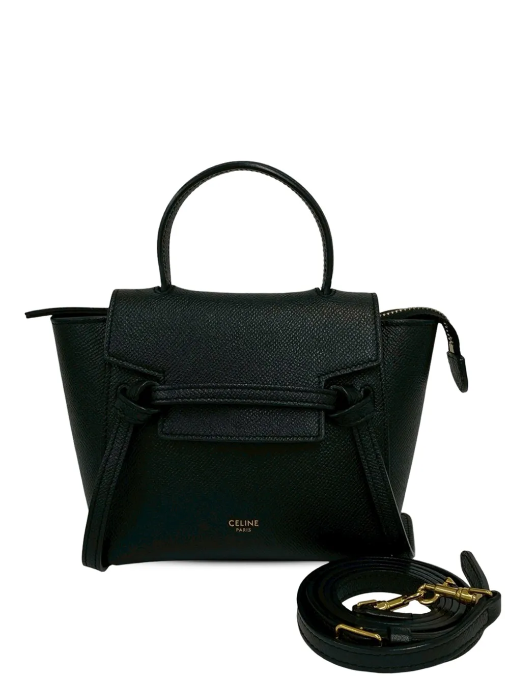 Celine Pre-Owned 2010-2020 Pico Grained Calfskin Belt Bag satchel - Schwarz