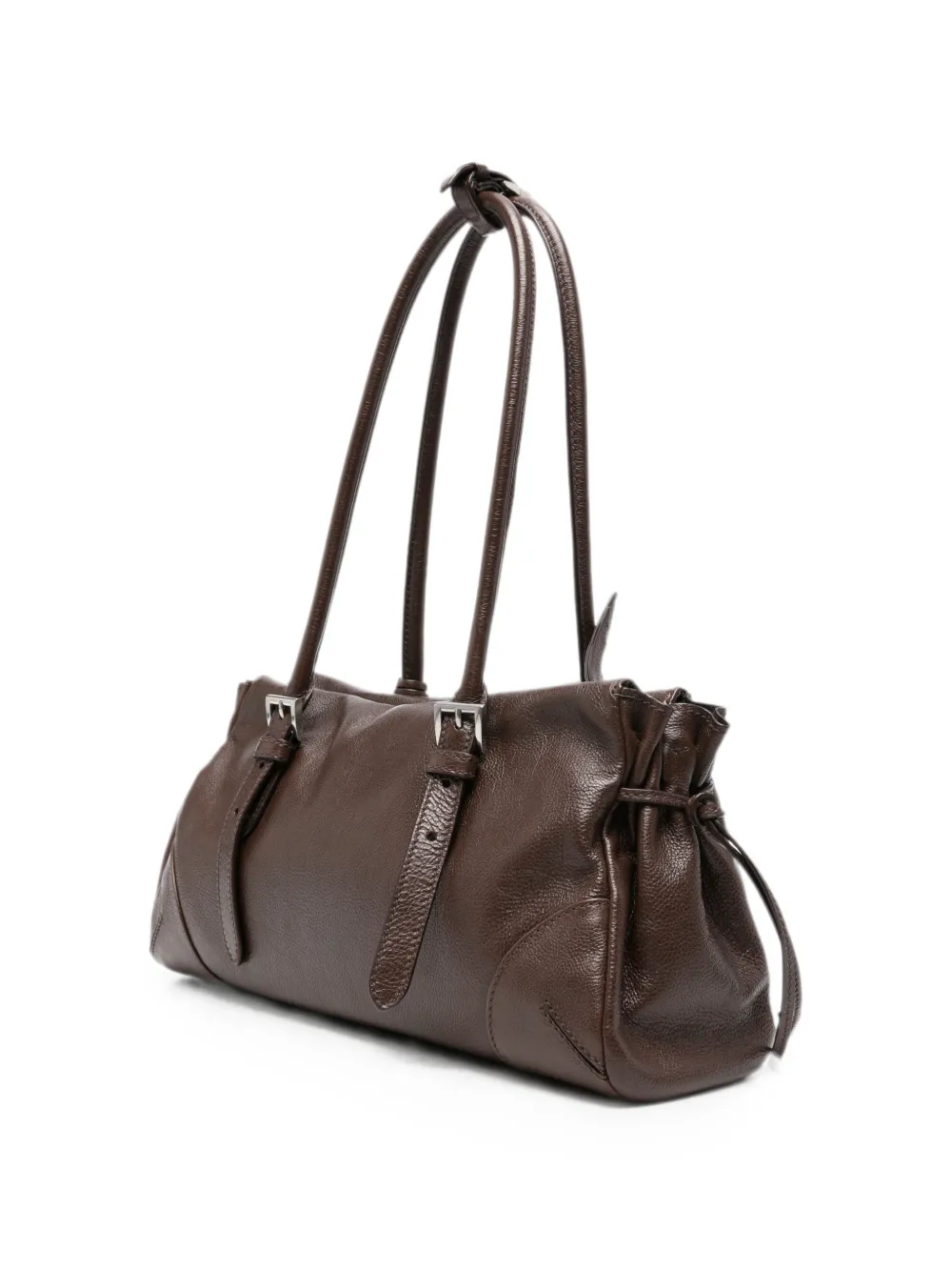 Prada Medium Karin antieke leren shopper Bruin