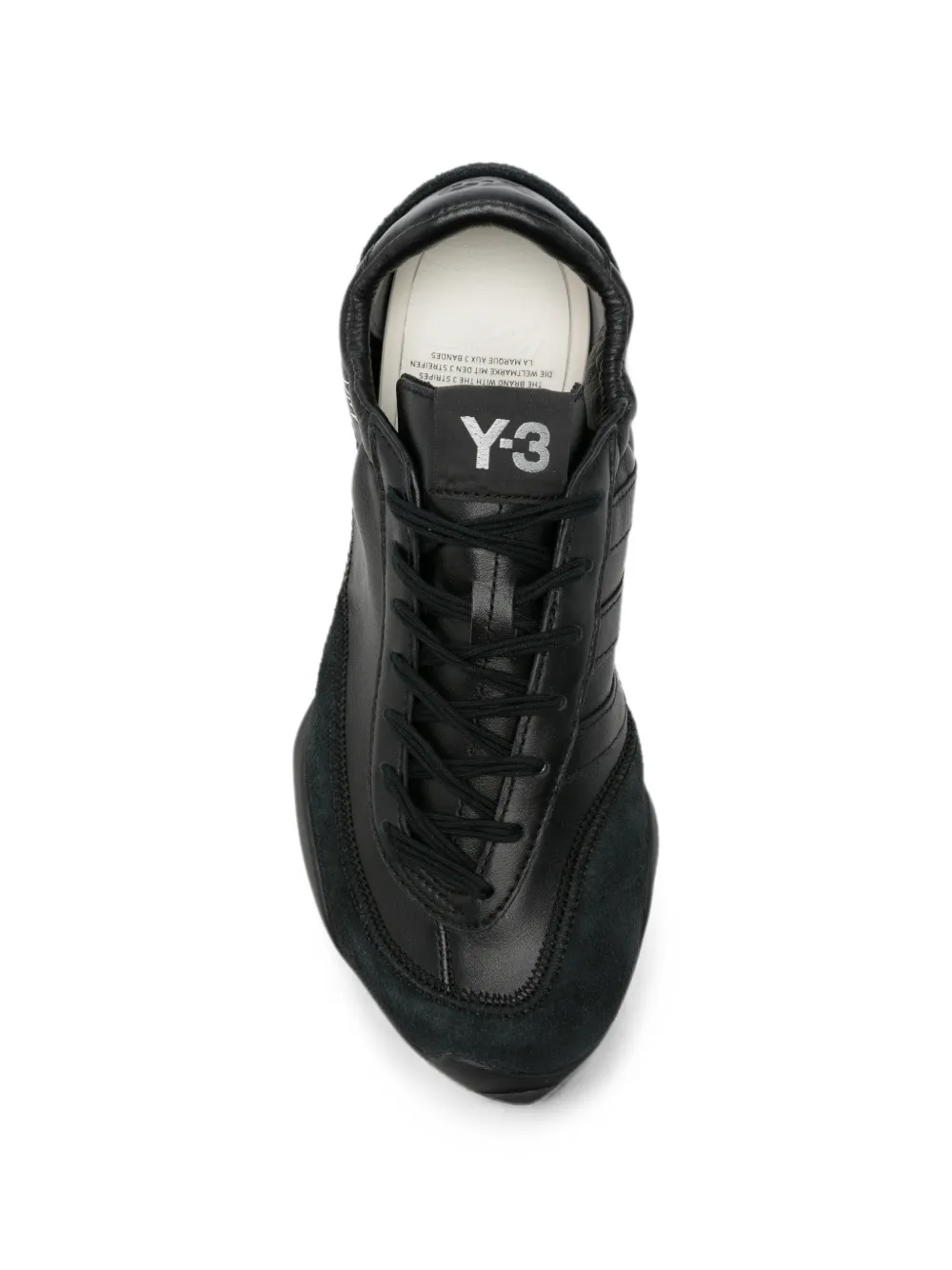 Y-3 Tokyo Warped sneakers met vlakken en logoprint Zwart