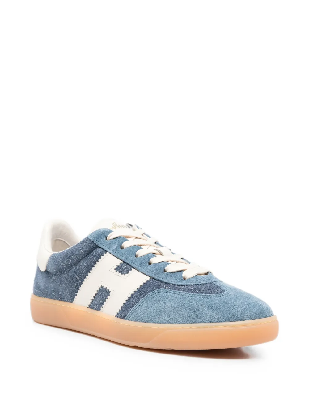 Hogan Sneakers met logopatch Blauw