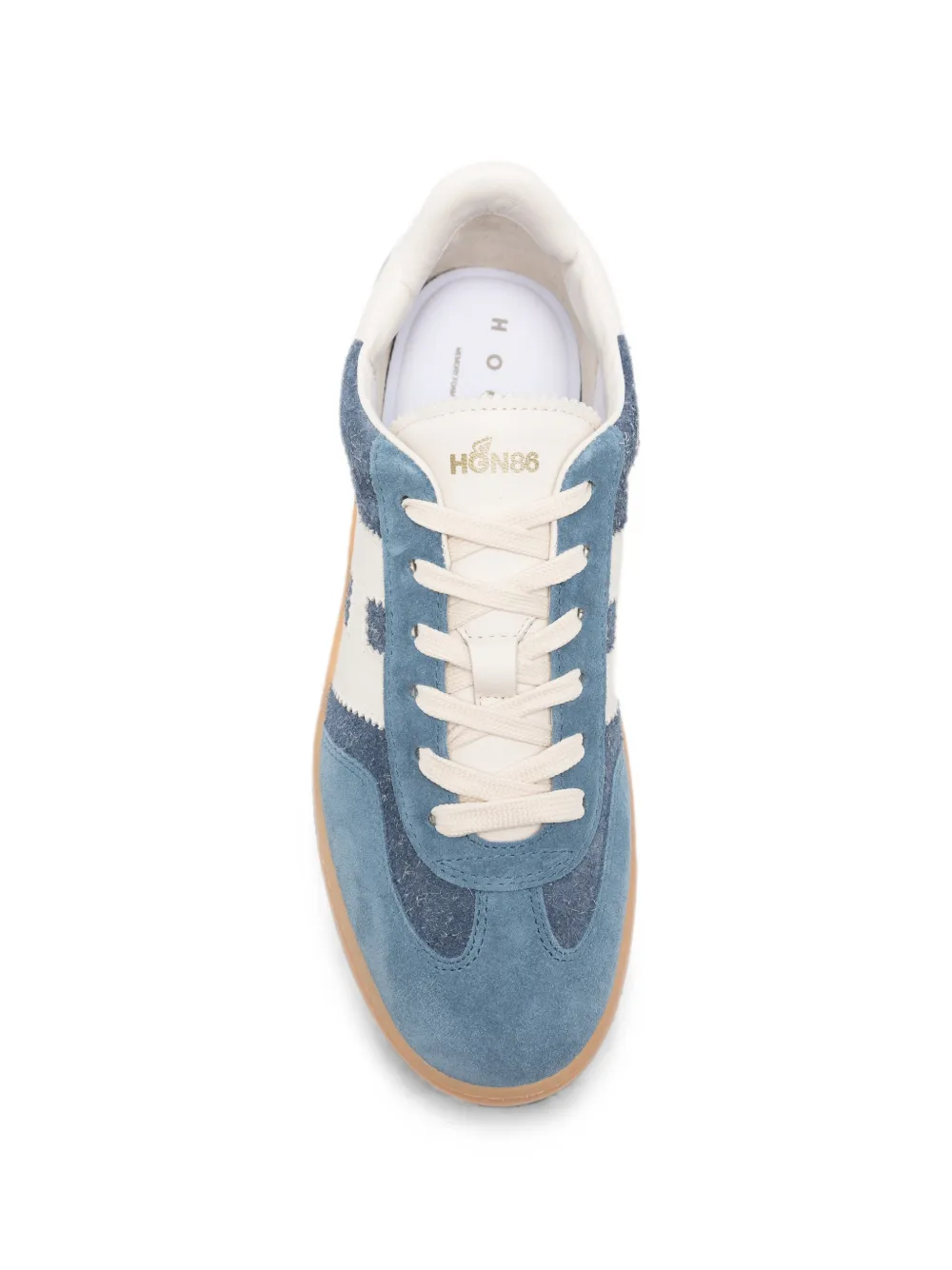 Hogan Sneakers met logopatch Blauw