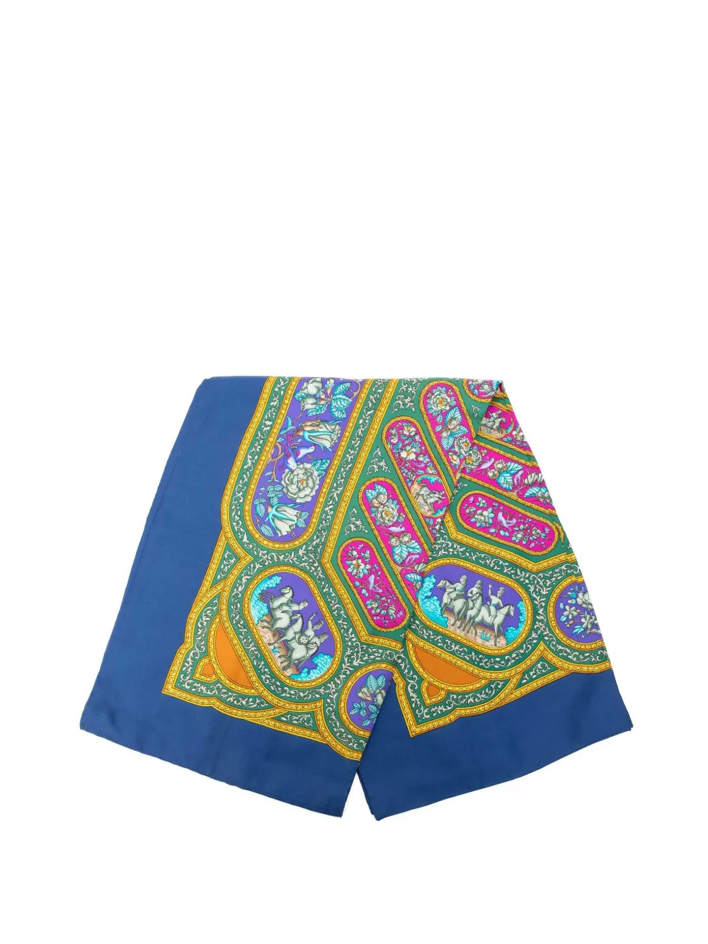 Hermès Pre-Owned 2000-2020 Qalamdan Silk Scarf scarves - Blau