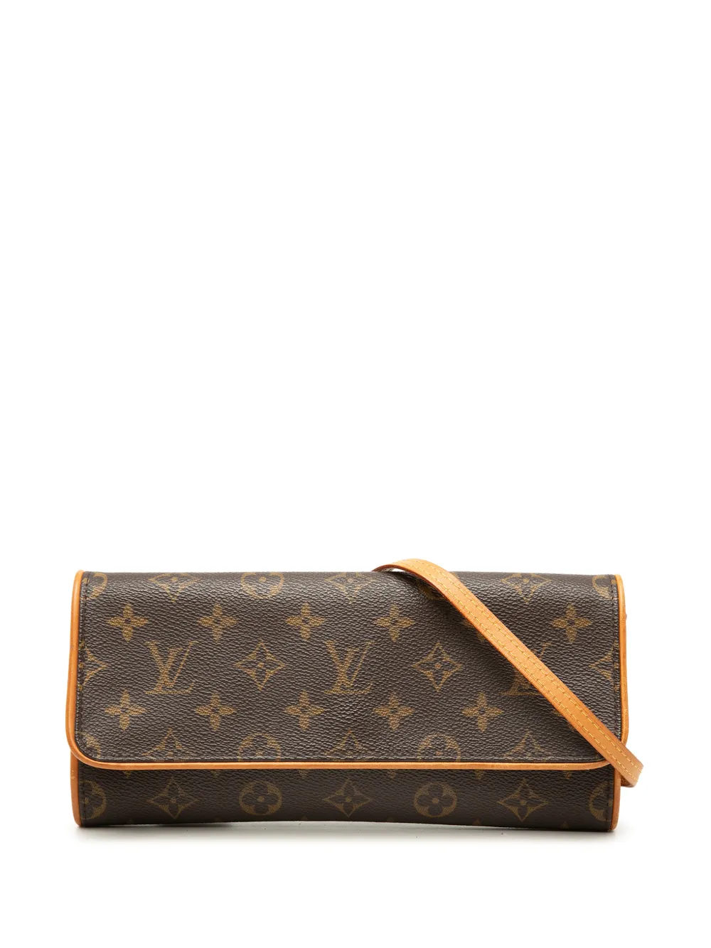 Louis Vuitton Pre-Owned 2001 Monogram Pochette Twin GM crossbody bag - Braun
