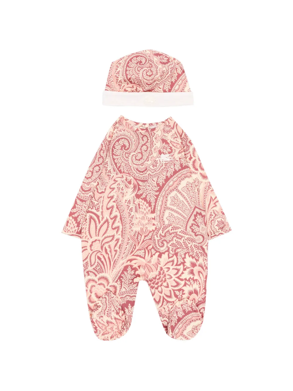 ETRO KIDS paisley-print babygrow - Rosa