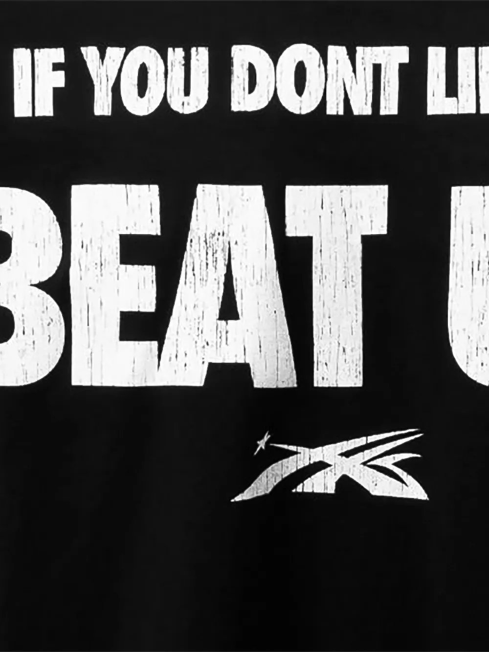 HELLSTAR Beat Us! T-shirt PHYS. ED. T-shirt Zwart