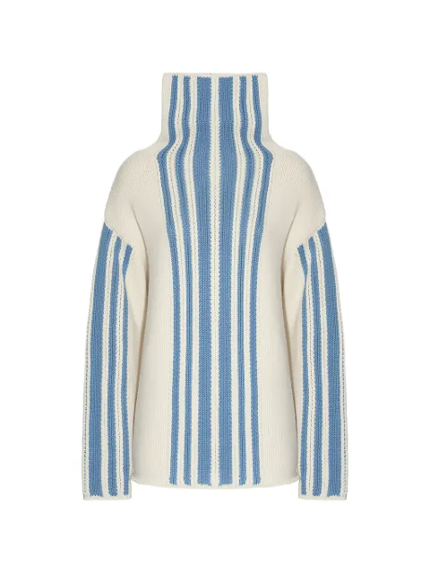 Malo intarsia-knit high-neck sweater