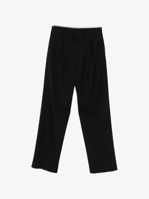 Lardini pleated wide-leg trousers
