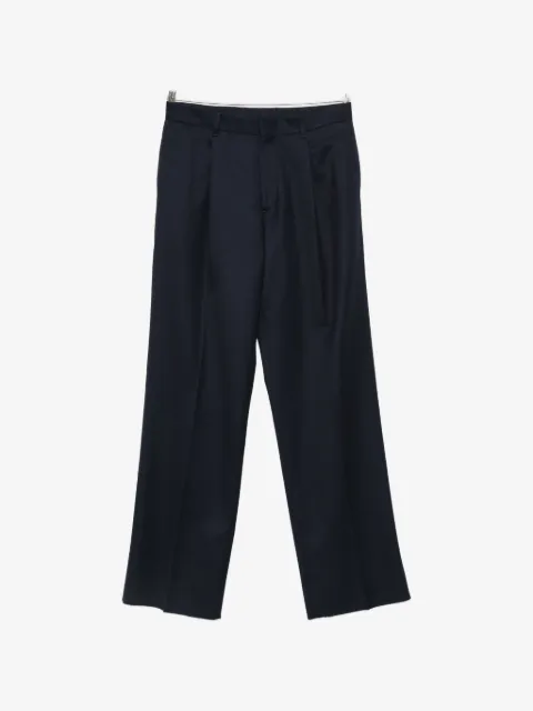 Lardini pleated wide-leg trousers