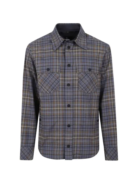 Moncler Grenoble check-pattern long-sleeve shirt