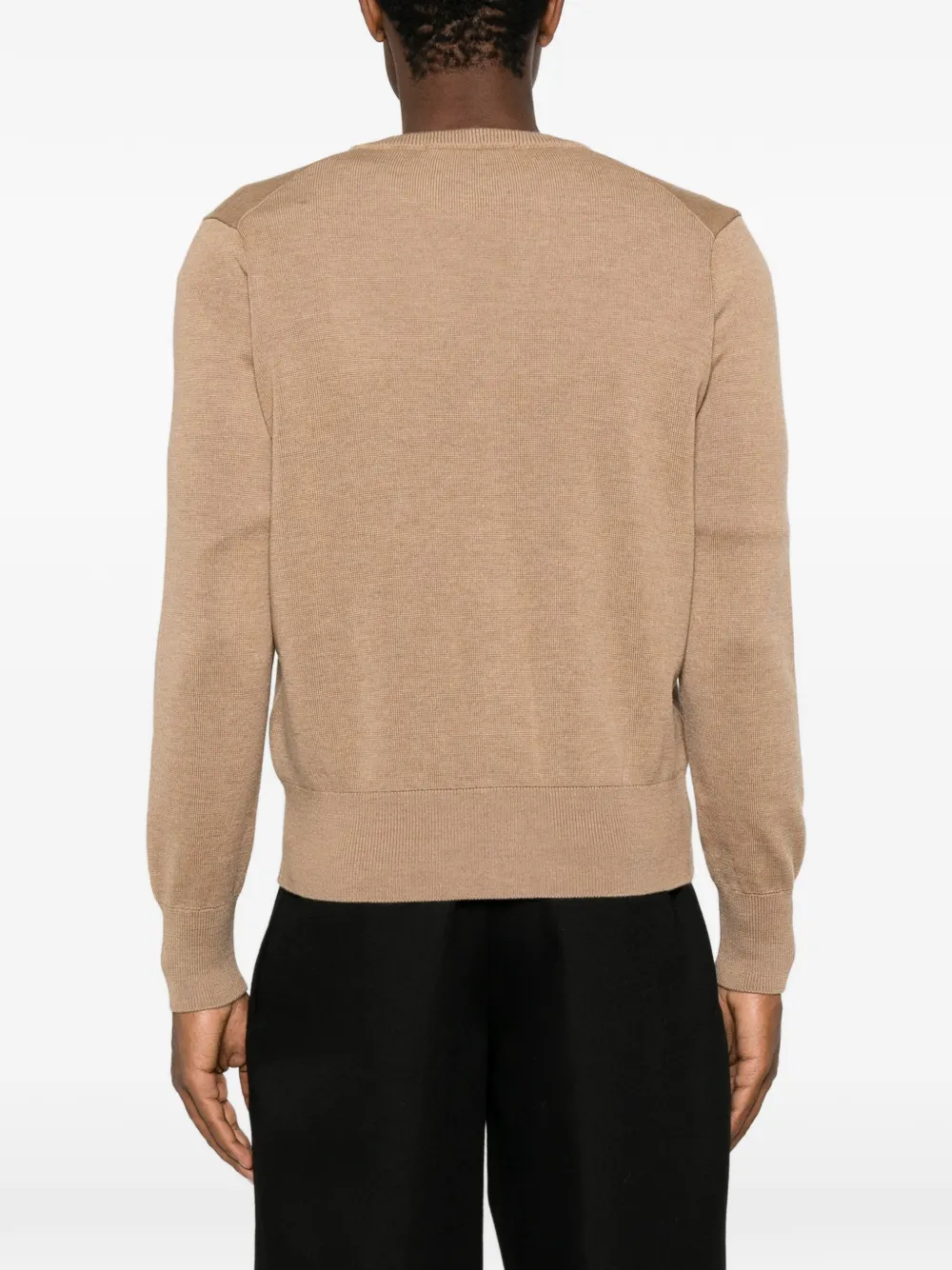 AMI Paris Vest met V-hals Beige