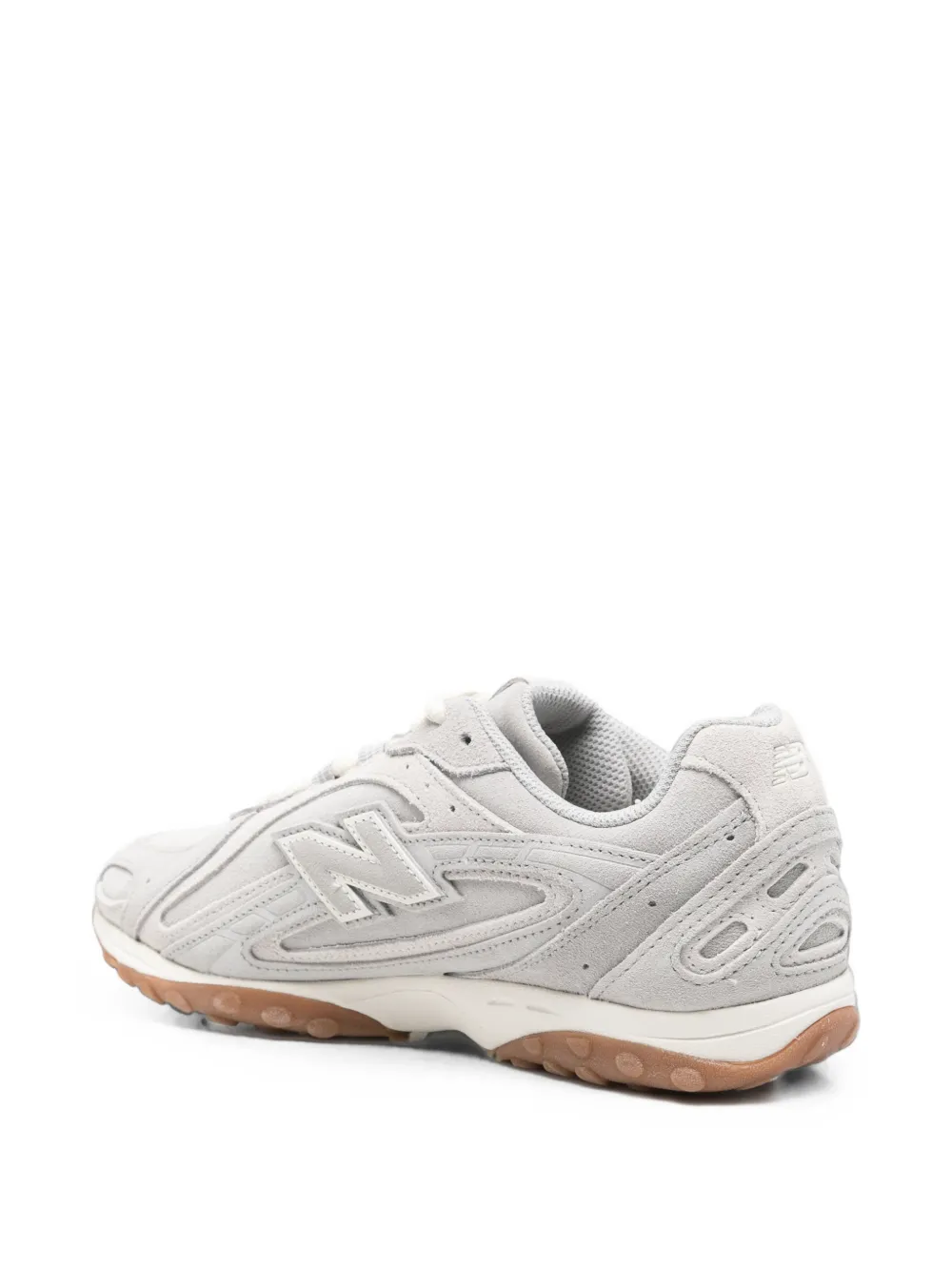 New Balance 204L suede logo-patch sneakers Grijs