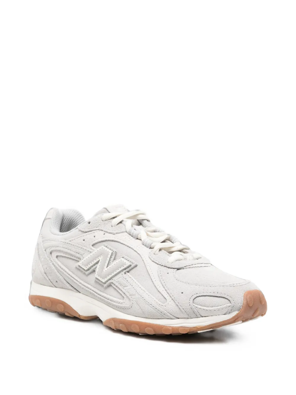 New Balance 204L suede logo-patch sneakers Grijs