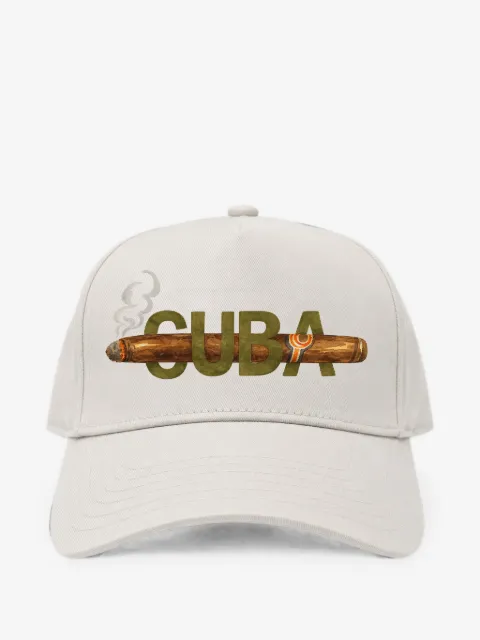 Melt graphic-print baseball cap