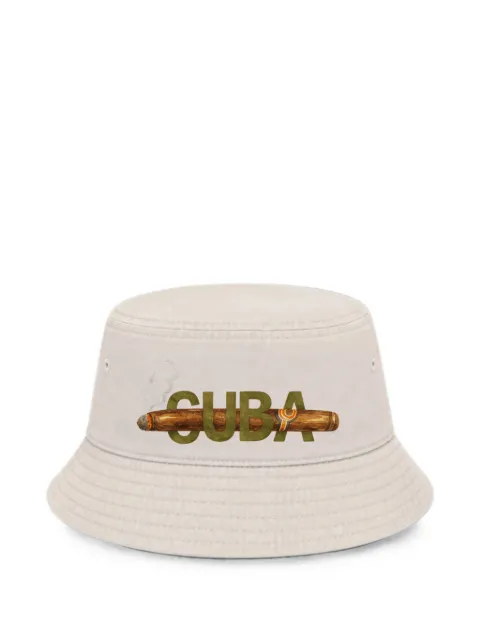 Melt graphic-print bucket hat