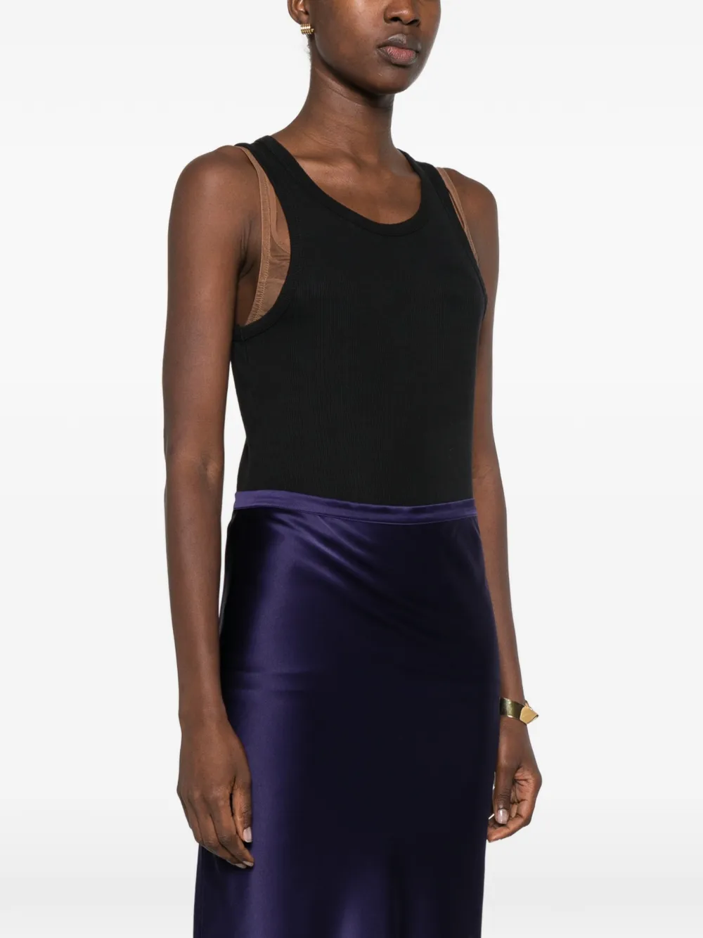 BOMPARD Mini-rok met ritssluiting Paars