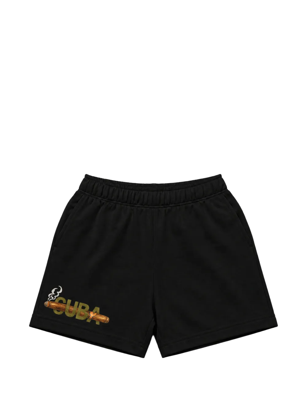 Melt Cuba graphic-print shorts - Nero